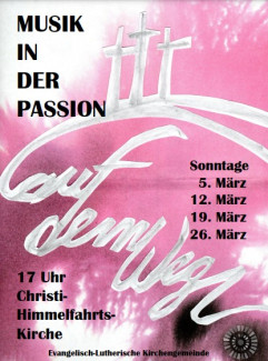Plakat Musik in der Passion 2023