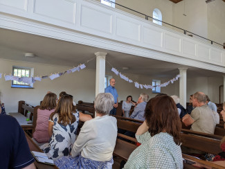 Prof. Harald Lesch in der Christi-Himmelfahrts-Kirche in Freising, Juli 2022